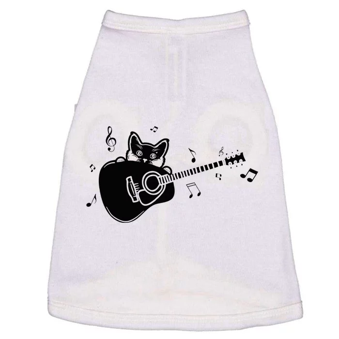 Guitarist Cat Guitar Music Lover Doggie Tank