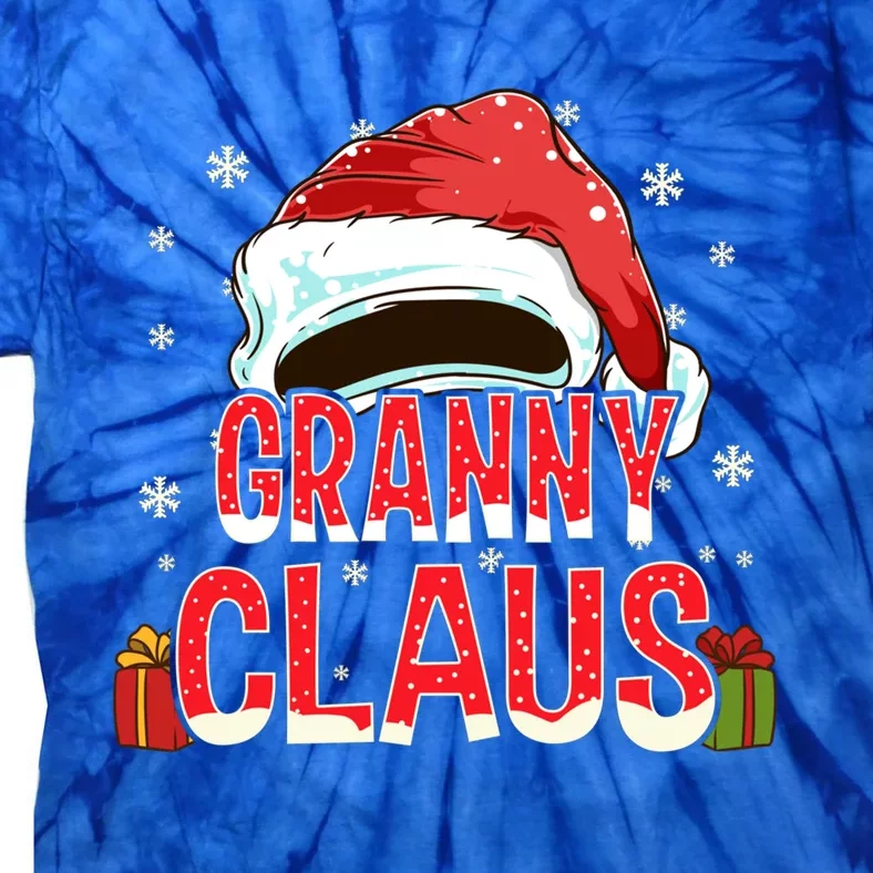 Granny Claus Group Funny Gift Matching Family Christmas Great Gift Tie-Dye T-Shirt