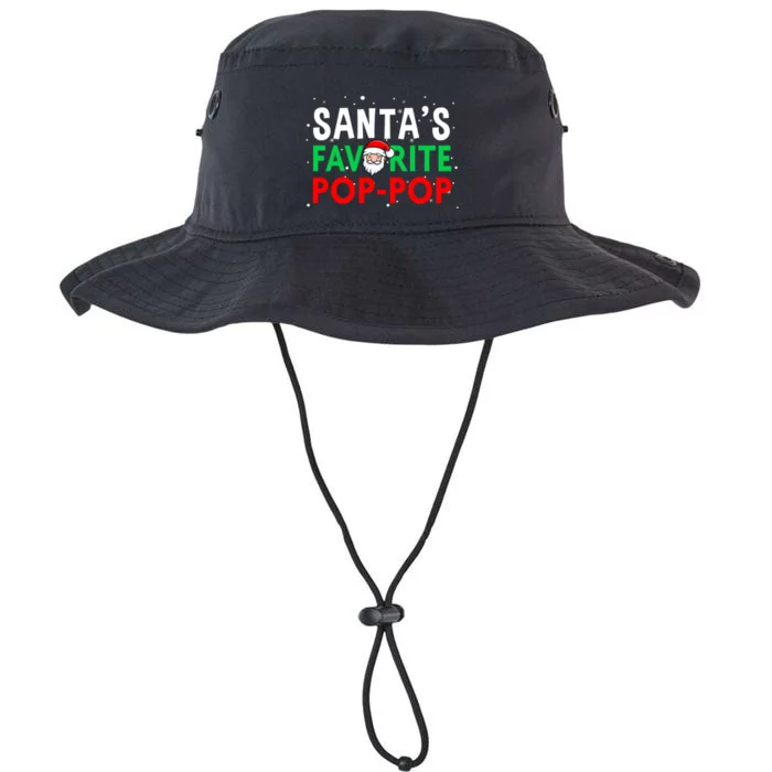 Grandpa Christmas Gift SantaS Favorite Poppop Gift Legacy Cool Fit Booney Bucket Hat