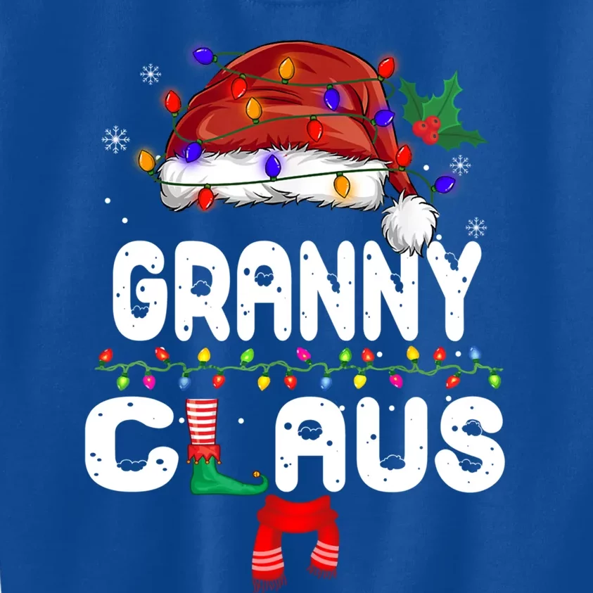 Granny Claus Gift Christmas Pajama Family Matching Xmas Cute Gift Kids Sweatshirt