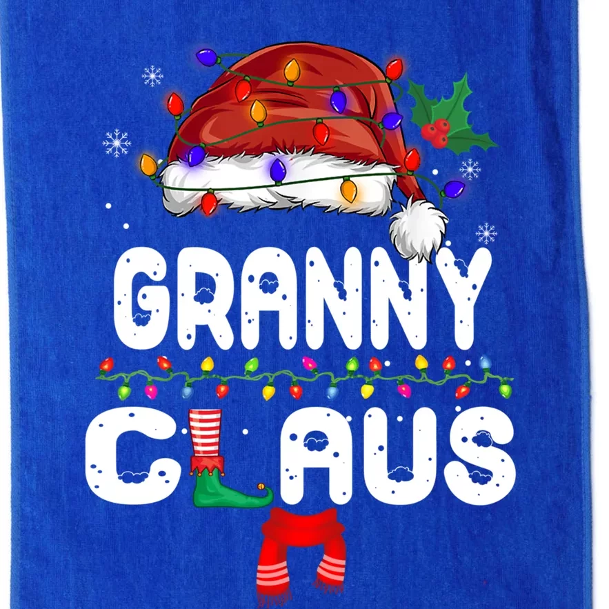 Granny Claus Gift Christmas Pajama Family Matching Xmas Cute Gift Platinum Collection Golf Towel