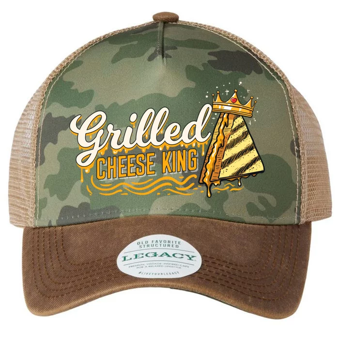 Grilled Cheese Gift Grilled Cheese King Gift Legacy Tie Dye Trucker Hat