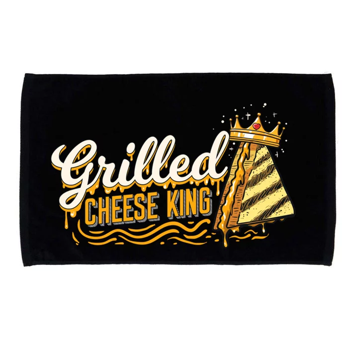 Grilled Cheese Gift Grilled Cheese King Gift Microfiber Hand Towel