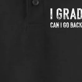 Graduated Can Go Back Bed Now High School College Graduation Dry Zone Grid Performance Polo