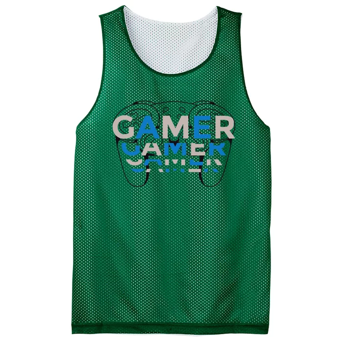 Gamer Controller Gaming Controller For Gamers Mesh Reversible Basketball Jersey Tank