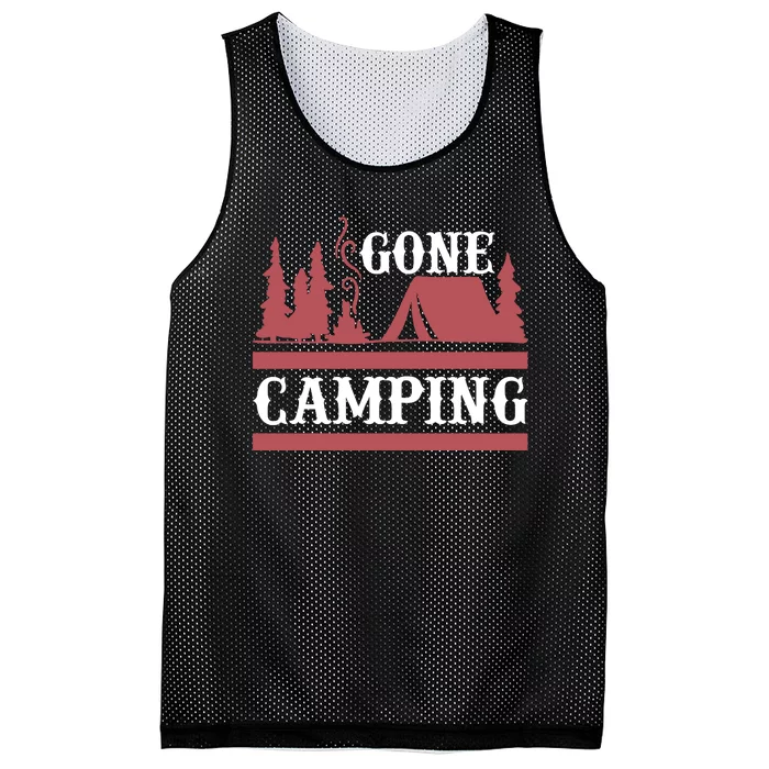 Gone Camping Mesh Reversible Basketball Jersey Tank