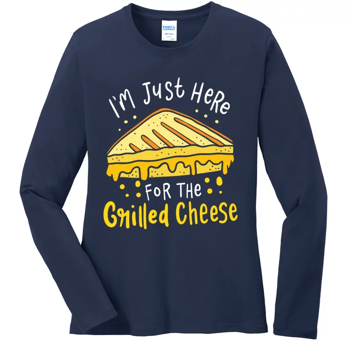 Grilled Cheese Ladies Long Sleeve Shirt