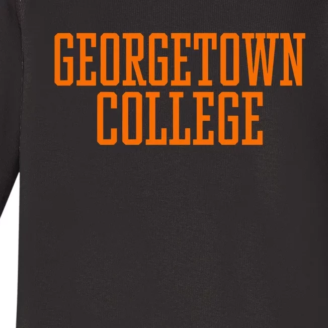 Georgetown College Baby Long Sleeve Bodysuit