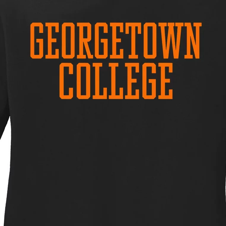 Georgetown College Ladies Long Sleeve Shirt