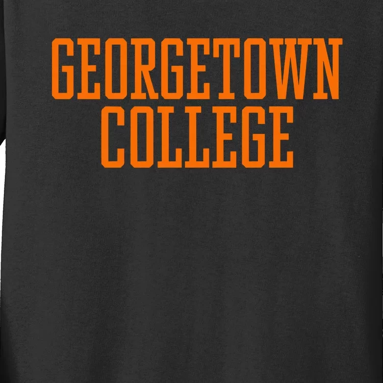 Georgetown College Kids Long Sleeve Shirt