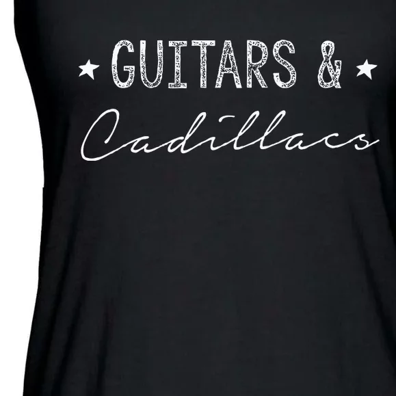 Guitars & Cadillacs Ladies Essential Flowy Tank