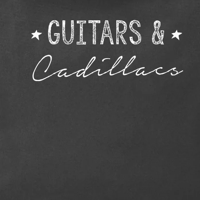 Guitars & Cadillacs Zip Tote Bag