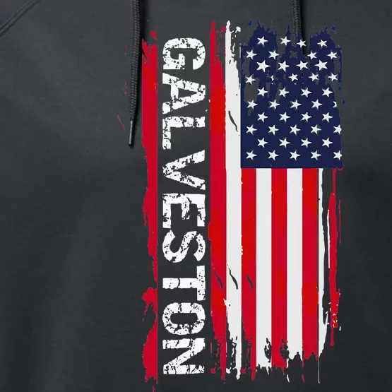 Galveston City Performance Fleece Hoodie