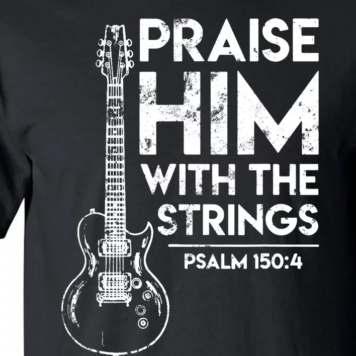 Guitar Christian Guitarist Guitar Player Adult Gift Tall T-Shirt