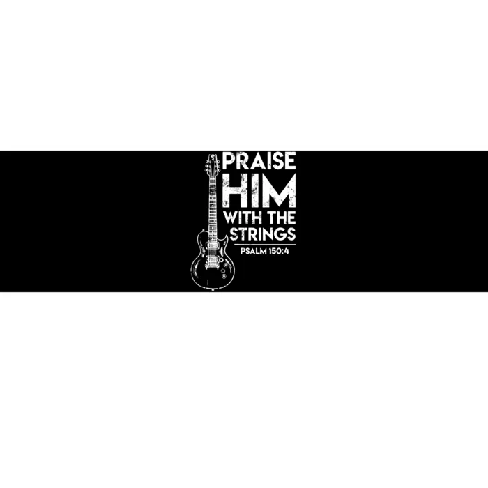 Guitar Christian Guitarist Guitar Player Adult Gift Bumper Sticker