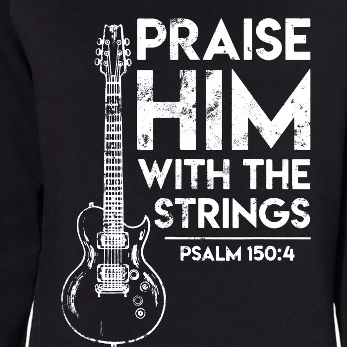 Guitar Christian Guitarist Guitar Player Adult Gift Womens California Wash Sweatshirt