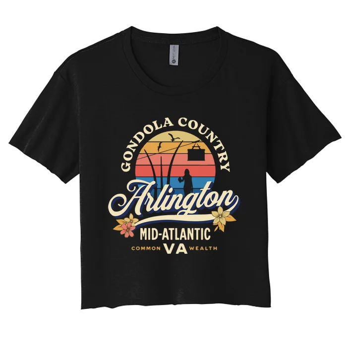 Gondola Country Women's Crop Top Tee