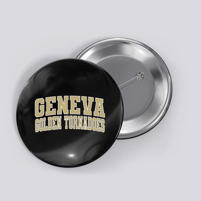 Geneva College Golden Tornadoes Button