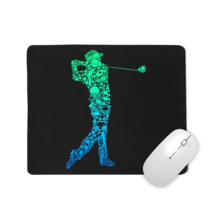 Golf Club Golfer Golfing Mousepad