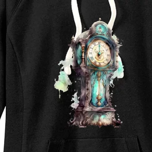 Grandfather Clock Women's Fleece Hoodie