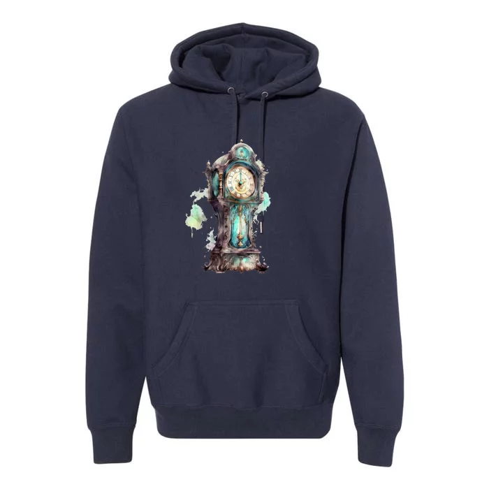 Grandfather Clock Premium Hoodie