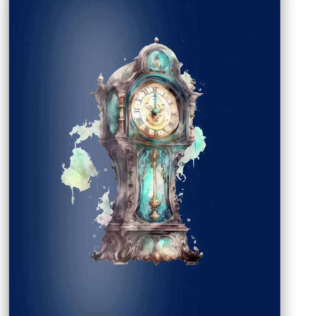 Grandfather Clock Poster