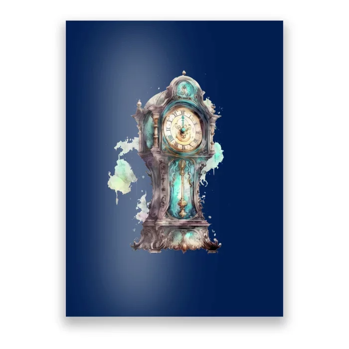 Grandfather Clock Poster