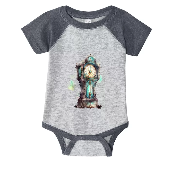 Grandfather Clock Infant Baby Jersey Bodysuit