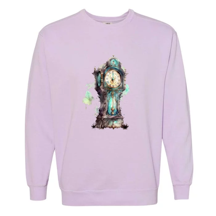 Grandfather Clock Garment-Dyed Sweatshirt