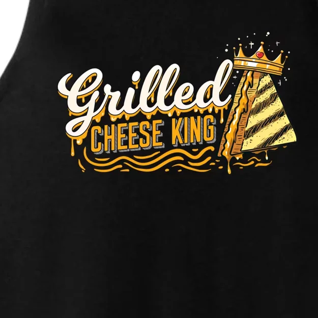 Grilled Cheese Gift For A Grilled Cheese King Gift Ladies Tri-Blend Wicking Tank