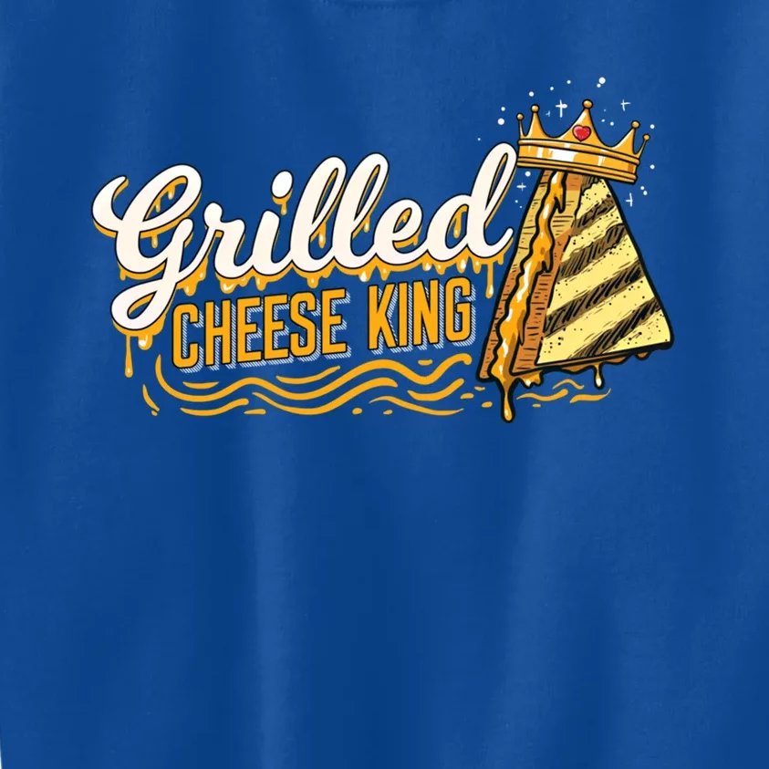 Grilled Cheese Gift For A Grilled Cheese King Gift Kids Sweatshirt