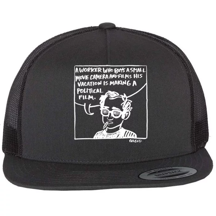 Godard Comic Flat Bill Trucker Hat