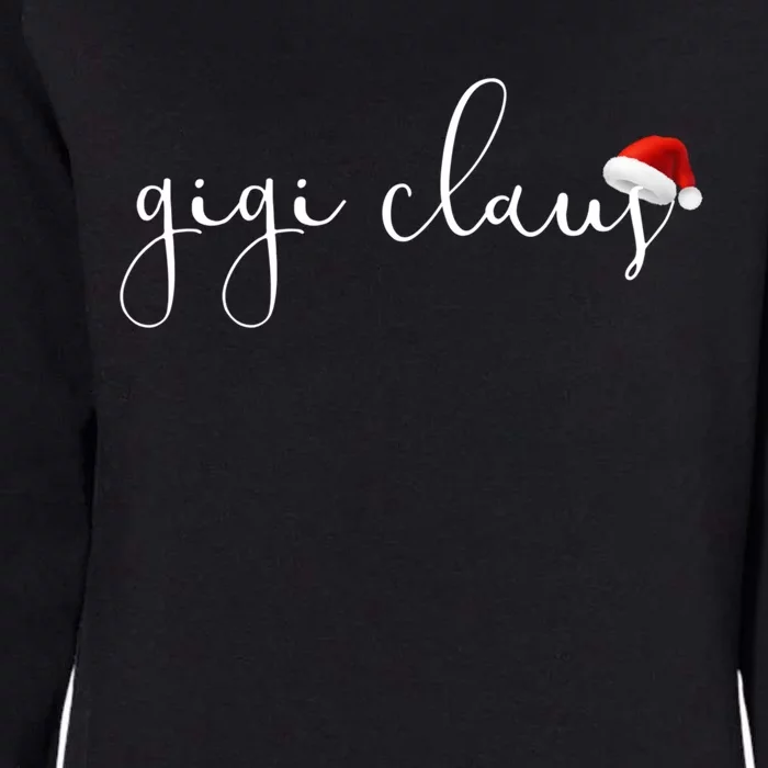 Gigi Claus Grandma For Christmas Santa Plaid Gift Womens California Wash Sweatshirt