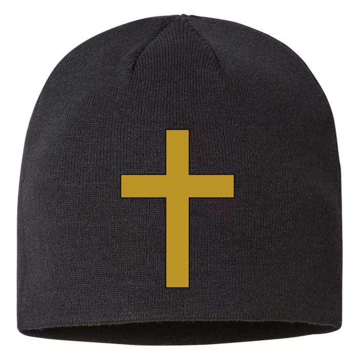 Golden Cross 8 1/2in Sustainable Knit Beanie