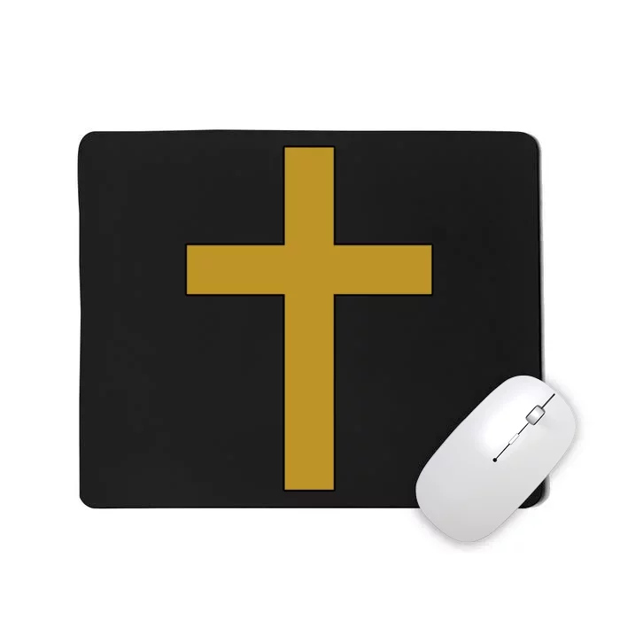 Golden Cross Mousepad