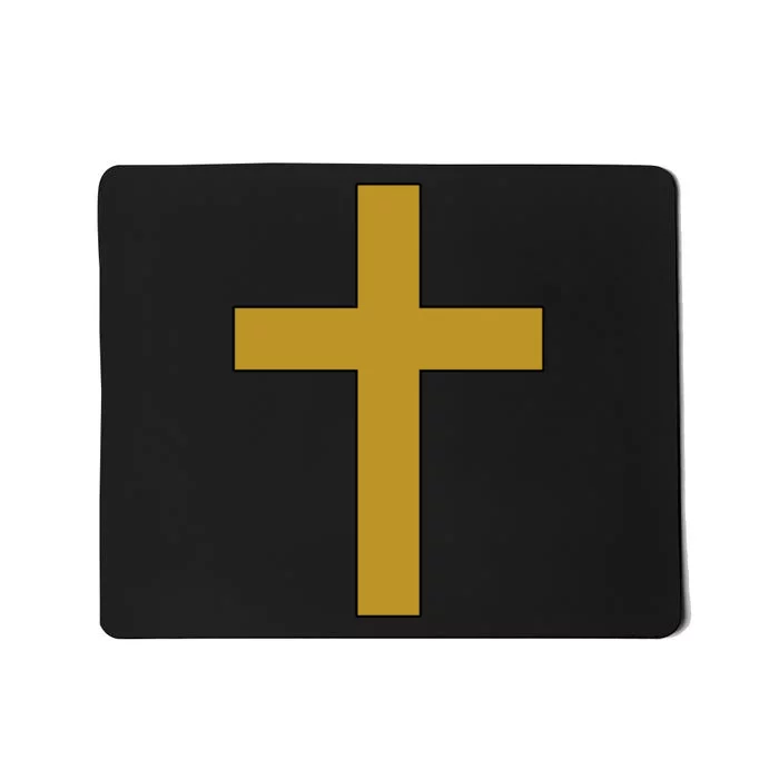 Golden Cross Mousepad