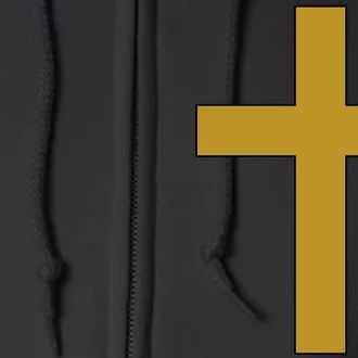 Golden Cross Full Zip Hoodie