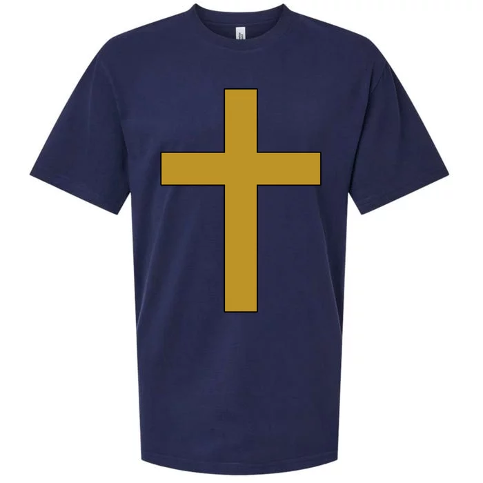 Golden Cross Sueded Cloud Jersey T-Shirt