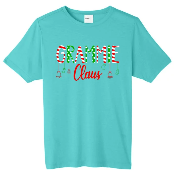 Grammie Claus Gift Family Matching Christmas Pajamas Gift ChromaSoft Performance T-Shirt