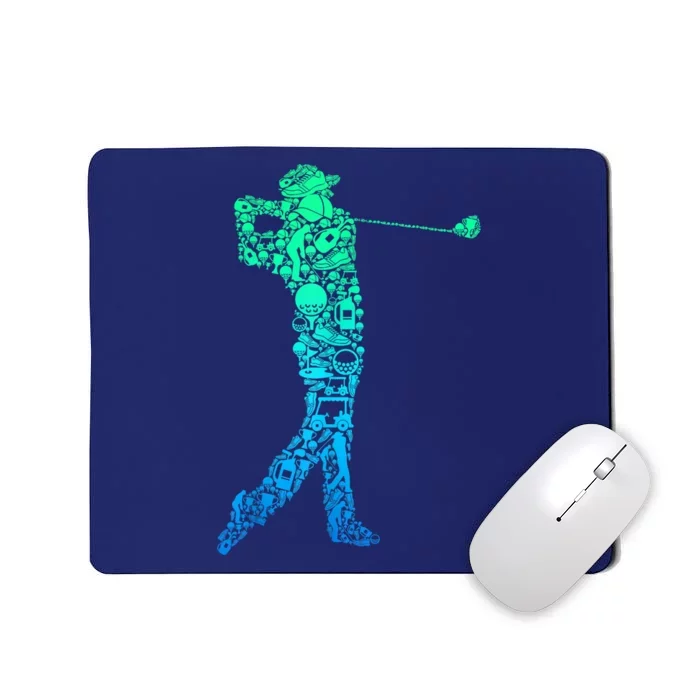 Golf Club Golfer Golfing Gift Mousepad