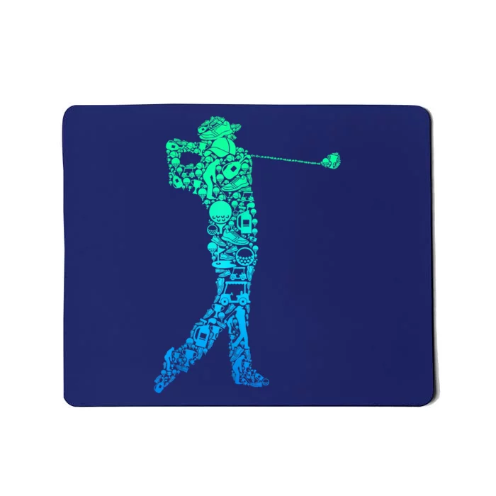 Golf Club Golfer Golfing Gift Mousepad