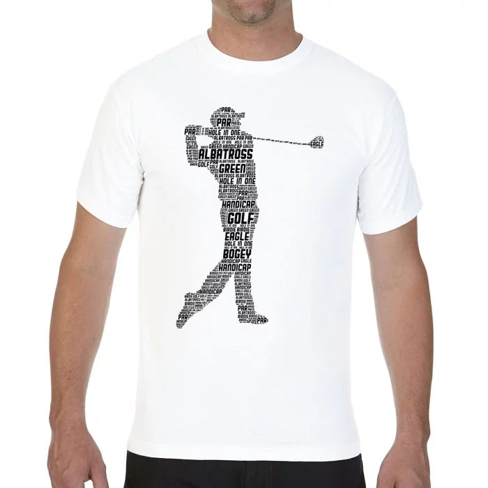 Golf Club Golfer Golfing Comfort Colors T-Shirt