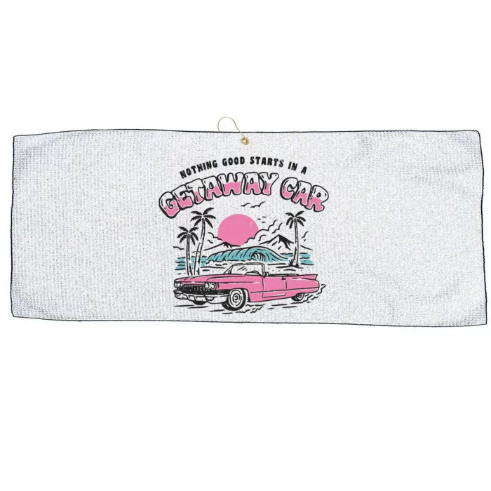 Getaway Car Large Microfiber Waffle Golf Towel