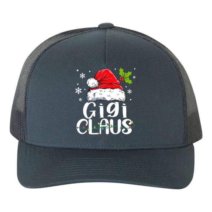 Gigi Claus Gift Christmas Pajama Family Matching Xmas Gift Yupoong Adult 5-Panel Trucker Hat