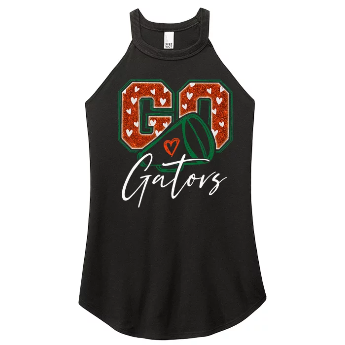 Go Cheer Gators Design Women’s Perfect Tri Rocker Tank