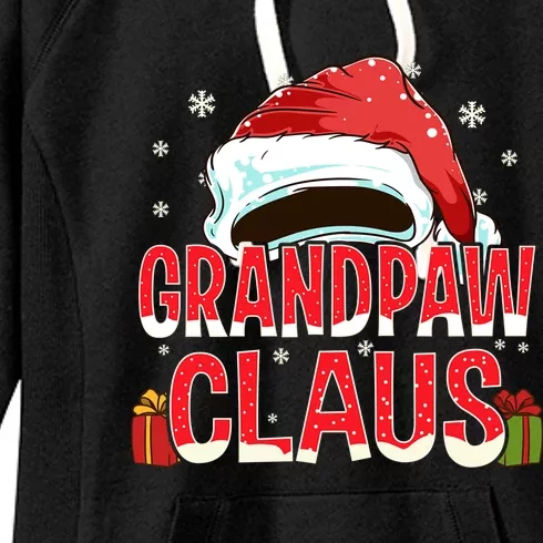 Grandpaw Claus Group Funny Gift Matching Family Christmas Great Gift Women's Fleece Hoodie