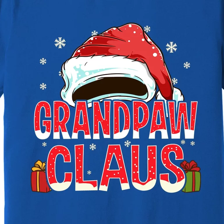 Grandpaw Claus Group Funny Gift Matching Family Christmas Great Gift Premium T-Shirt