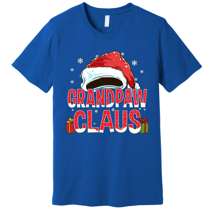 Grandpaw Claus Group Funny Gift Matching Family Christmas Great Gift Premium T-Shirt