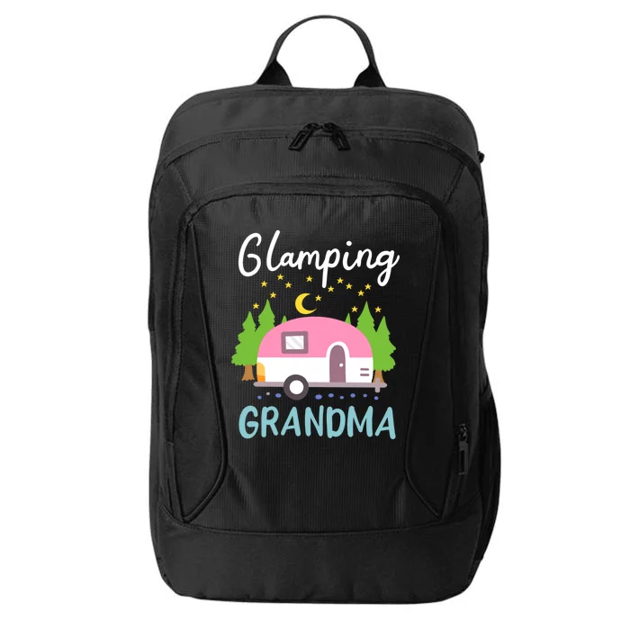 Glamping Camper Grandma Grandmother Camping Gift City Backpack