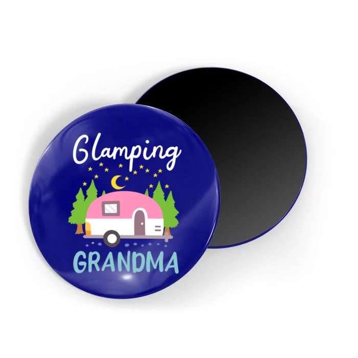 Glamping Camper Grandma Grandmother Camping Gift Magnet